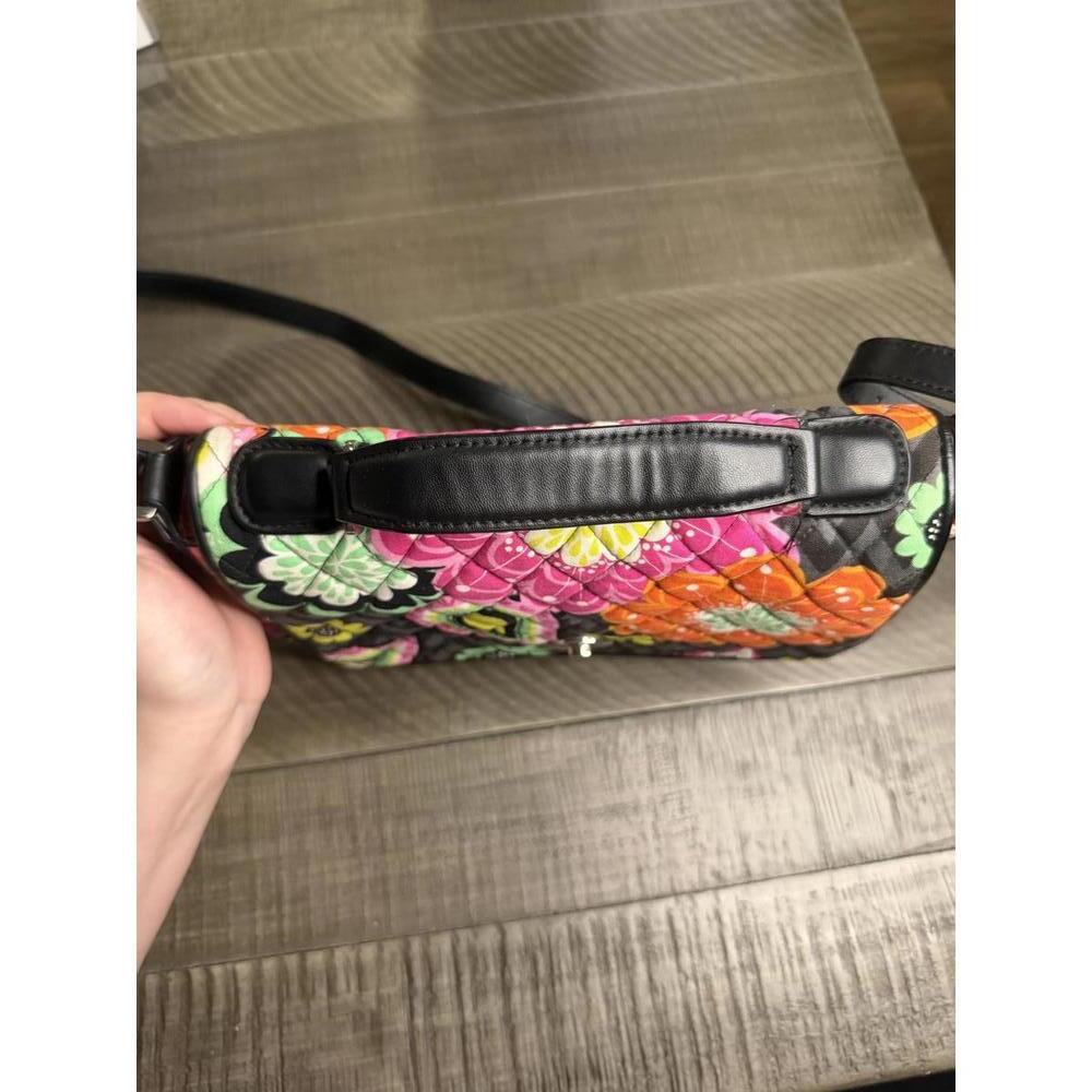 Vera Bradley Turnlock Crossbody Bag in Ziggy Zinnia pattern - Picture 5 of 13